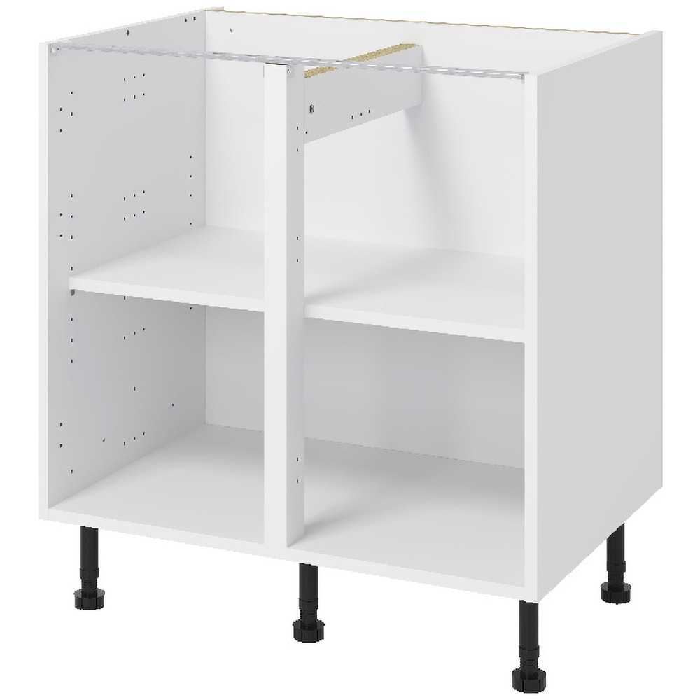 Corp inferior bucatarie GOODHOME Caraway, PAL, 80 x 57 x 72 cm, alb
