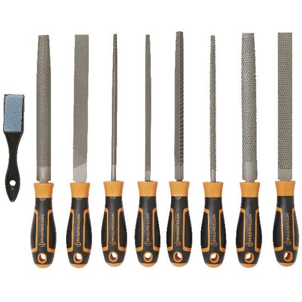 Set 9 pile Magnusson, 200 mm, otel carbon