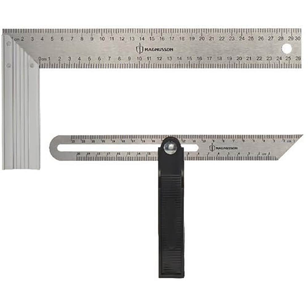 Echer utilitar MAGNUSSON, 30 cm, aluminiu, gri