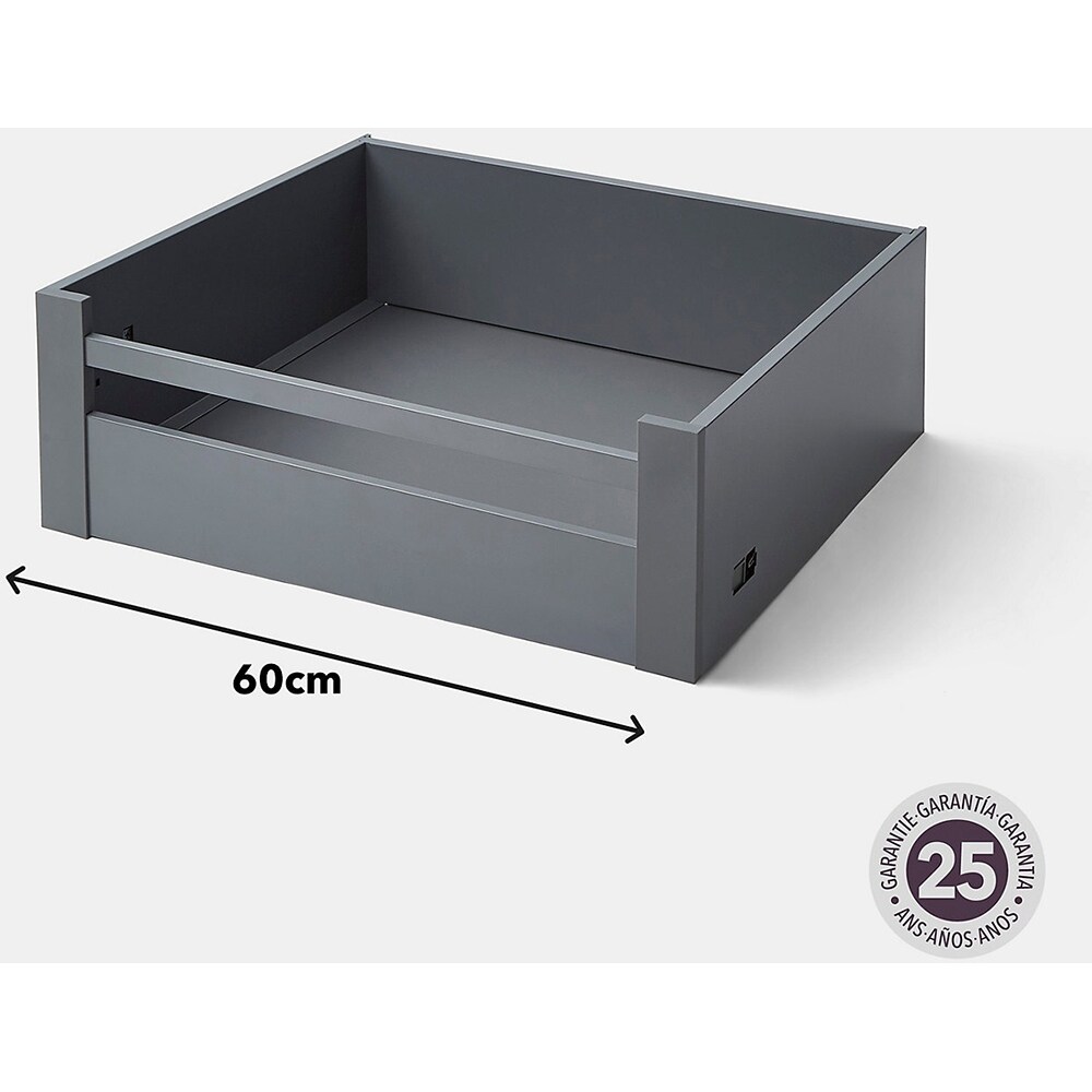 Front sertar GoodHome Soto, 60 cm, antracit