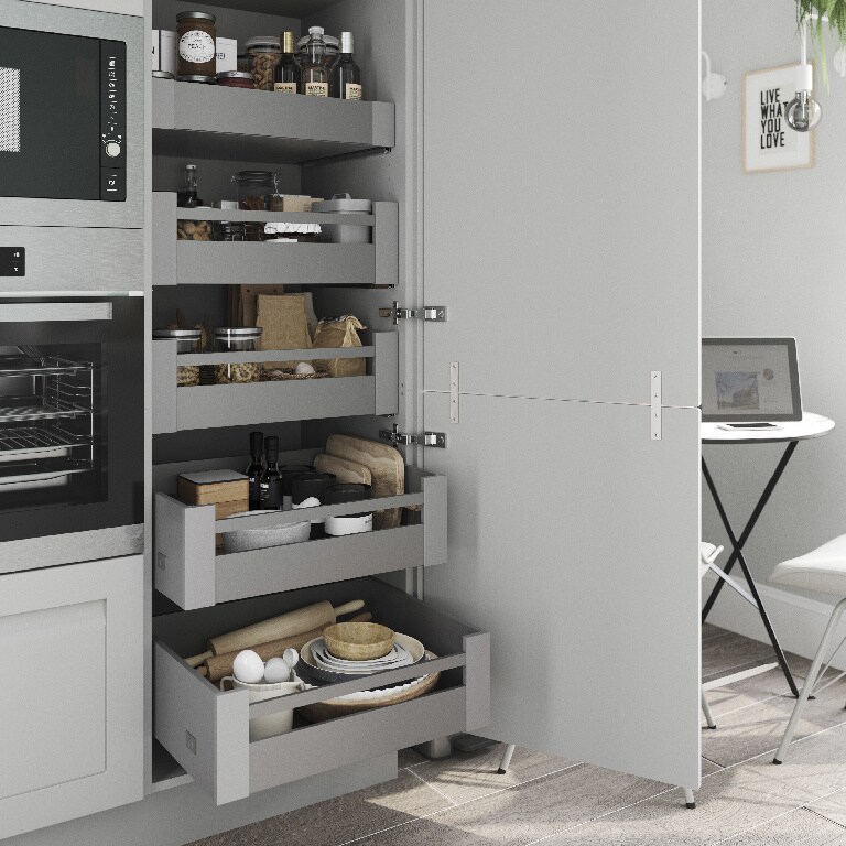 Sertar GoodHome Soto, 60 cm, antracit