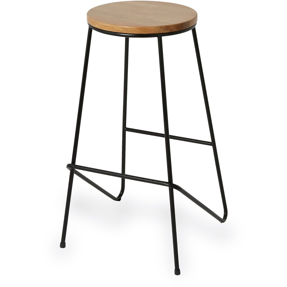Scaun bar Maloux, 41 x 41 x 71 cm, maro