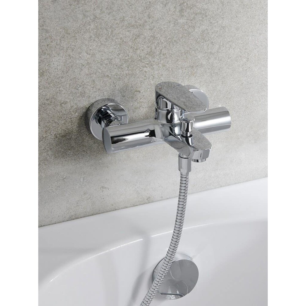 Baterie cada-dus GOODHOME Cavally, alama, argintiu