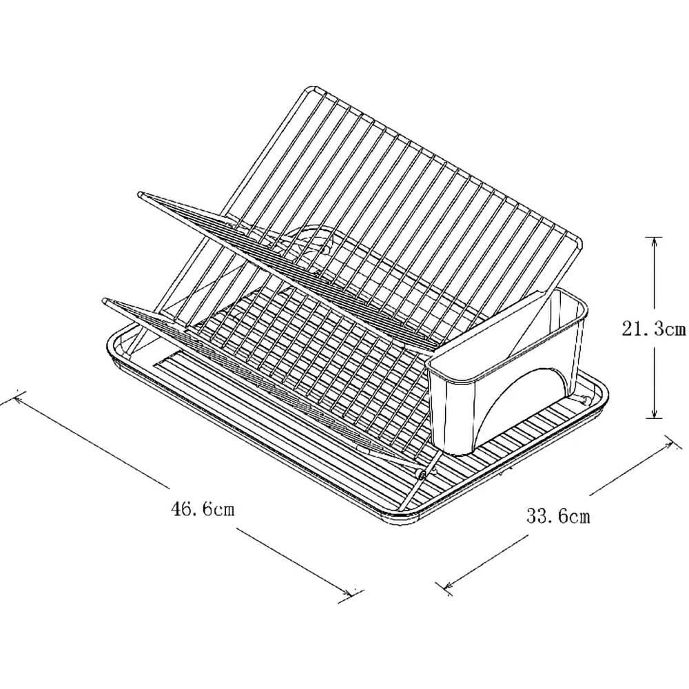 Suport vase GOODHOME Datil, 46 x 33.5, metal