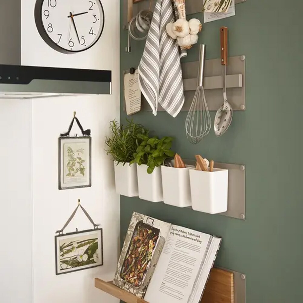 Suport magnetic GOODHOME, 46 x 60cm, otel, argintiu