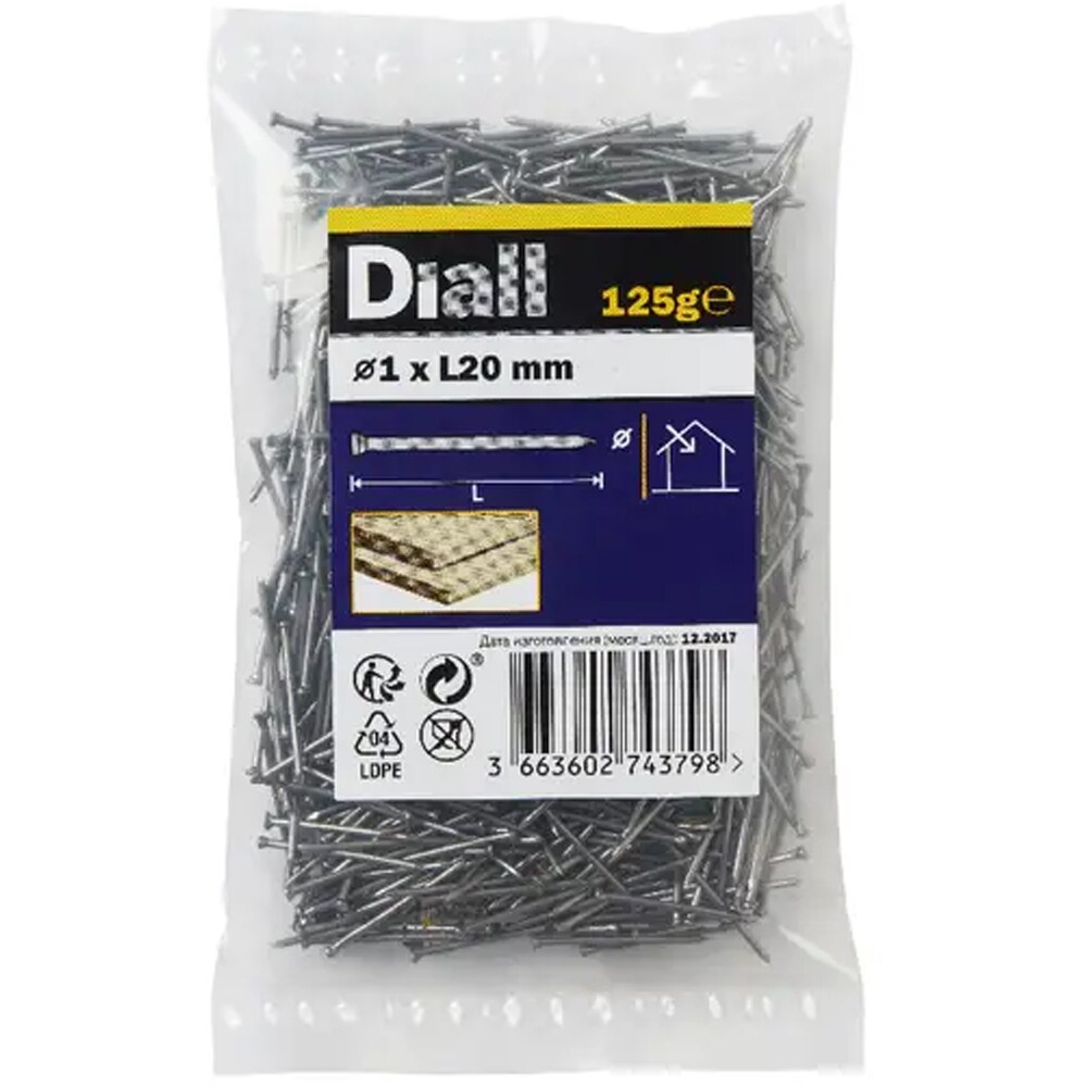 Cuie tinta DIALL 100657645, 1 x 20 mm, 0.125 kg