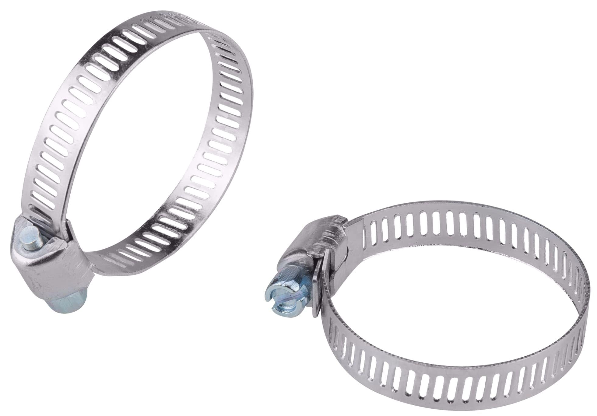 Colier metalic reglabil pt furtun EVOTOOLS, 40 - 60mm, argintiu, 10buc