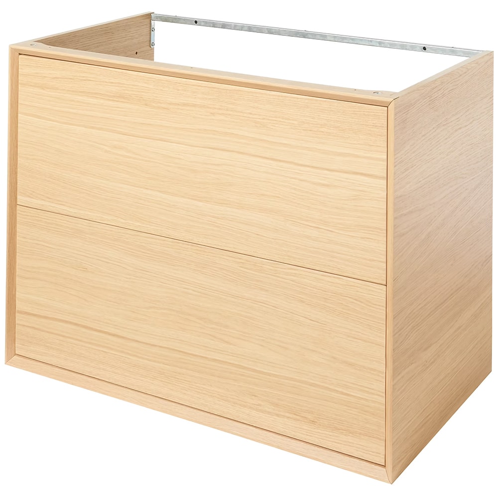 Masca lavoar GoodHome Avela, suspendata, 80 x 45 x 60 cm, stejar