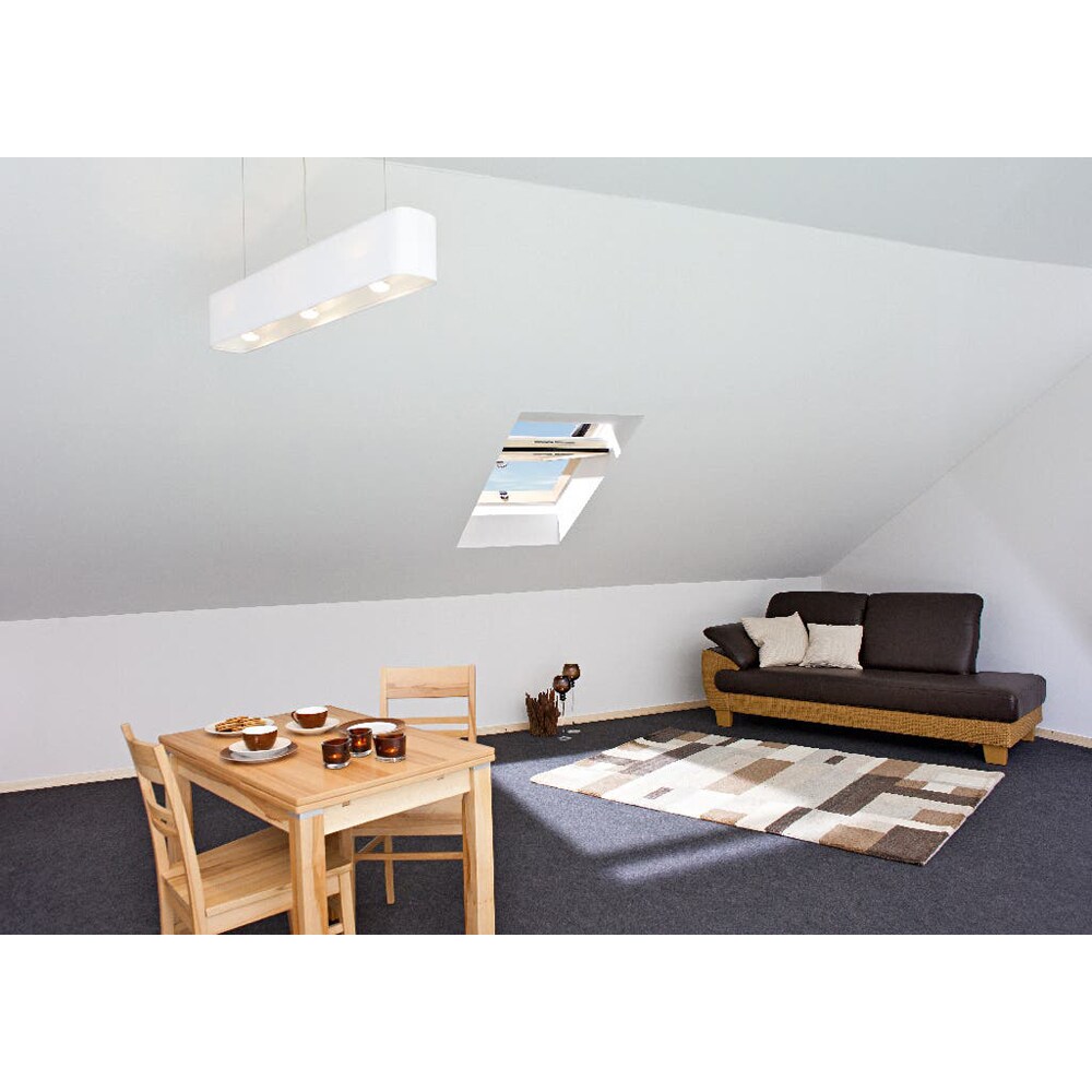 Fereastra mansarda lemn SITE, sticla securizata, 780x1180 mm, pin natur, deschidere batanta in jos