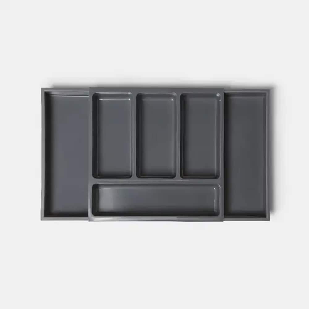 Suport tacamuri extensibil GOODHOME Nitaki 100666895, 35x33cm, gri