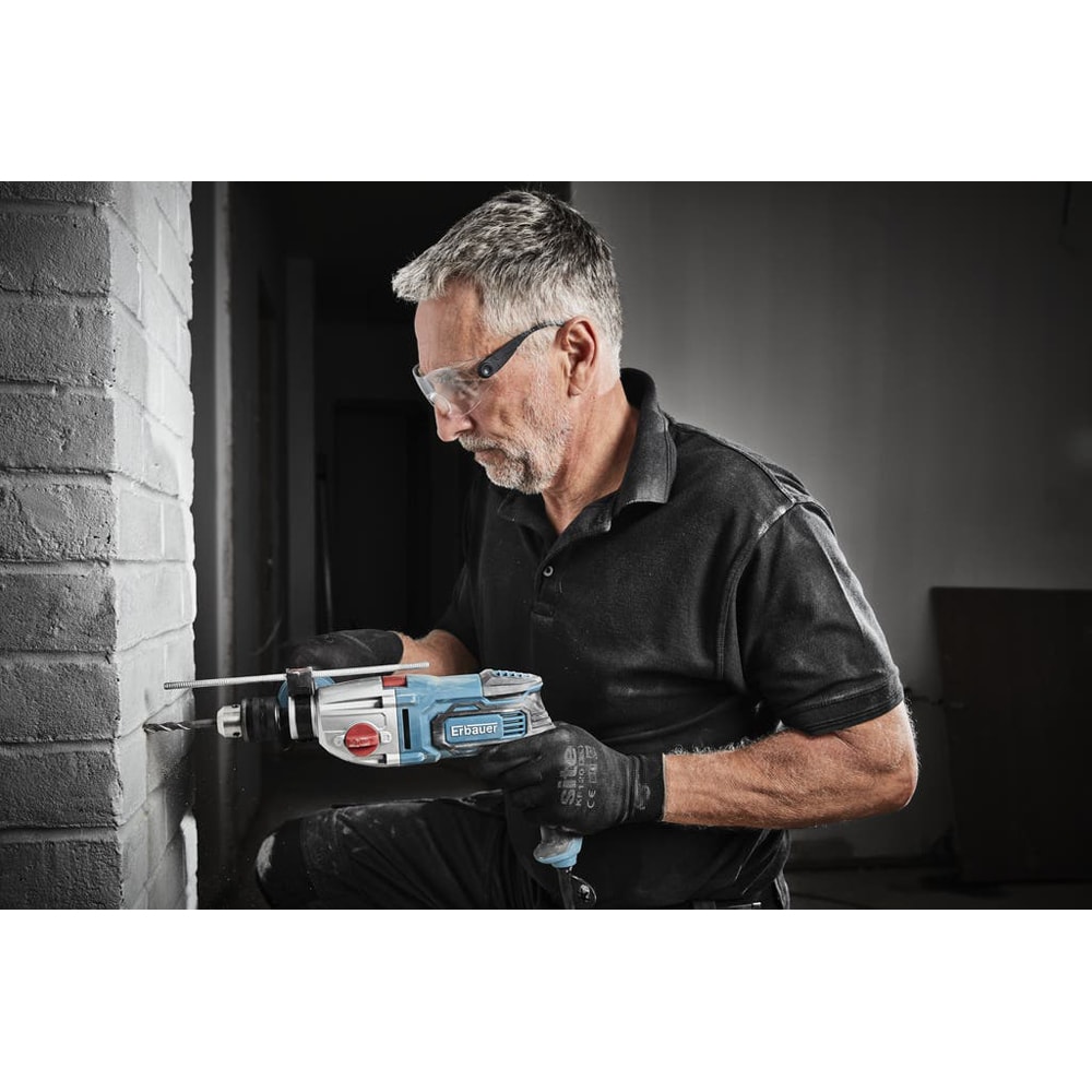 Masina de gaurit cu percutie (bormasina) Erbauer EHD800-2, 800W, 3400rpm, mandrina rapida 13mm