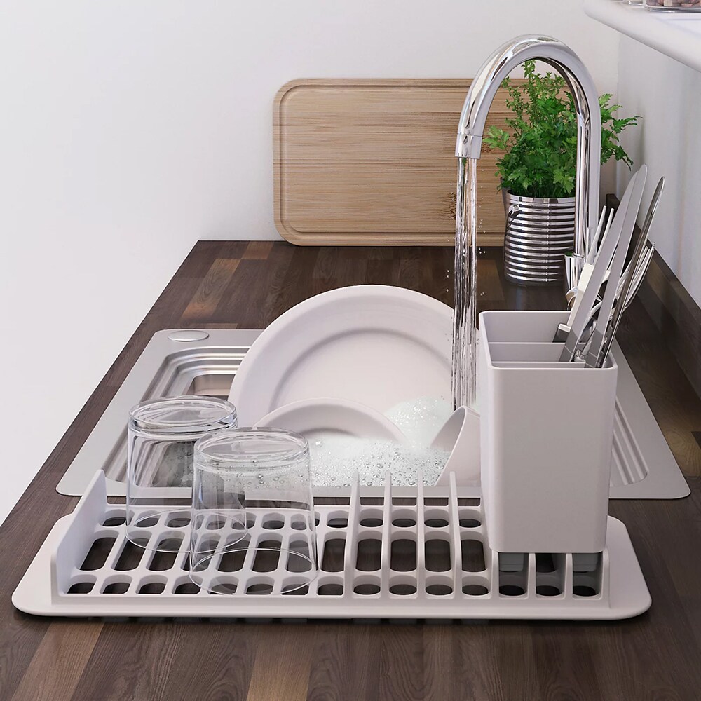 Chiuveta bucatarie GoodHome Romesco, 1 cuva, accesorii, inox