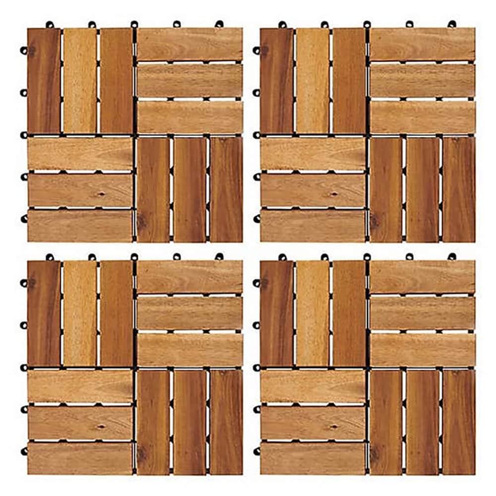 Dala terasa GOODHOME, lemn, 30 x 30 cm