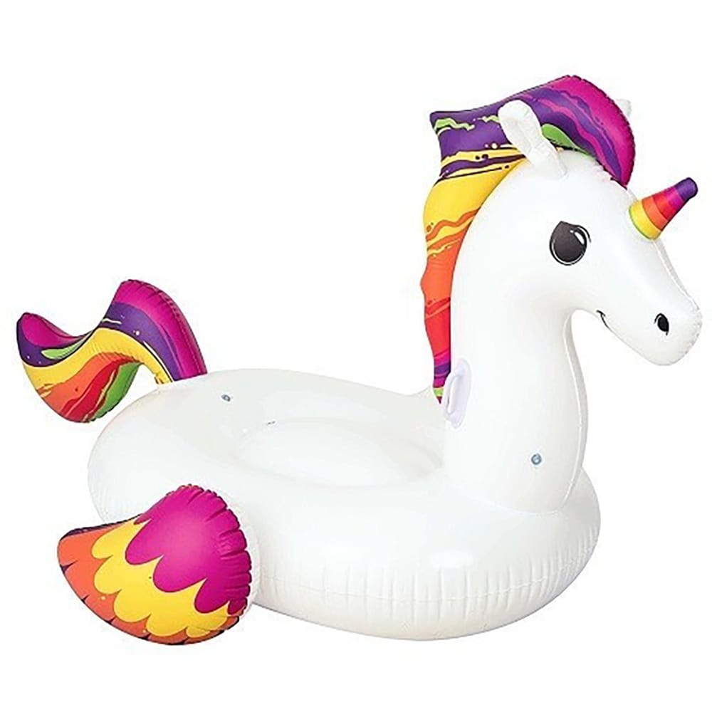 Unicorn gonflabil BESTWAY, 224 x 164 cm, multicolor