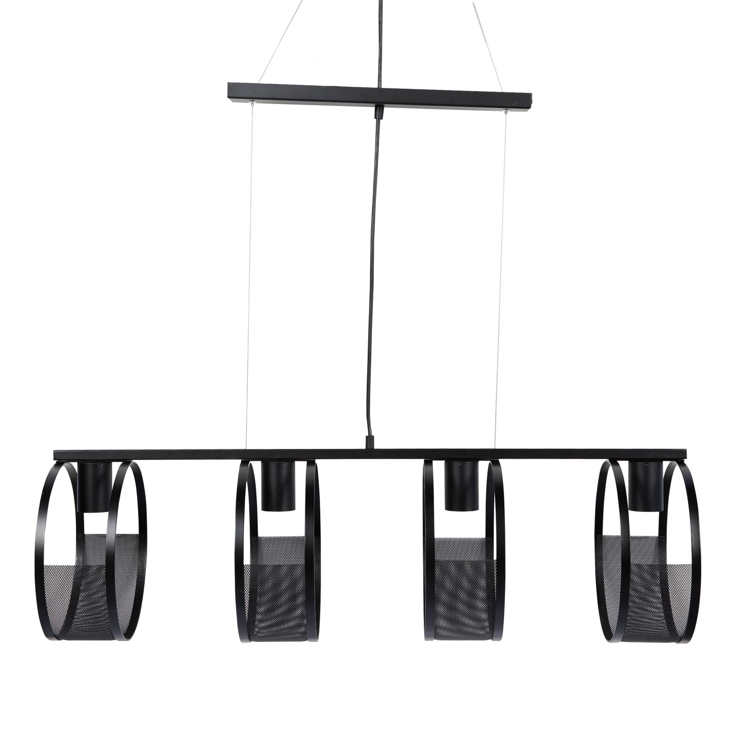 Pendul, negru, 4 x 60 W  Luminex Siner