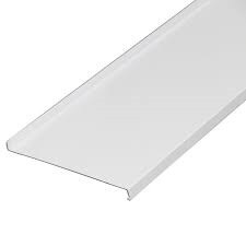 Glaf Exterior, Alb, Aluminiu, 300 x 30 cm  ALLY MET