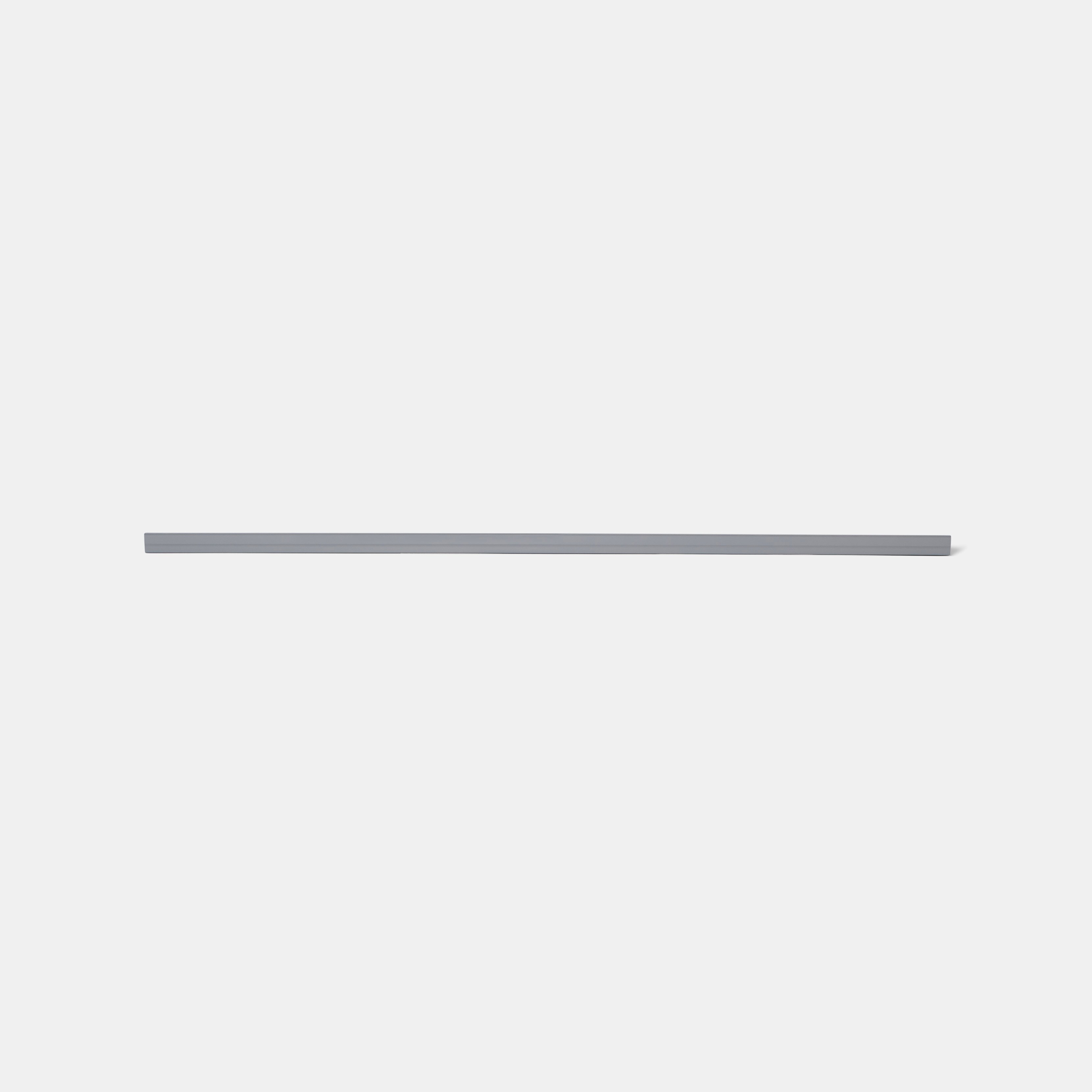 Cornisa GOODHOME Alisma, 244 x 6 x 4 cm, gri lucios