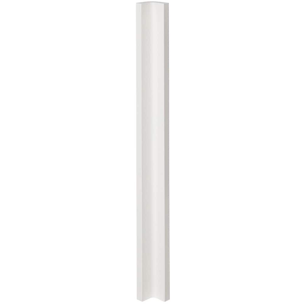 Profil colt GOODHOME Alisma, 72 x 6 x 6 cm, alb lucios