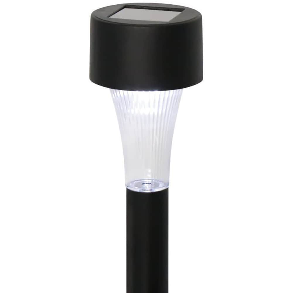 Lampa solara LED, 0.06 W, 29.5 cm, plastic, negru