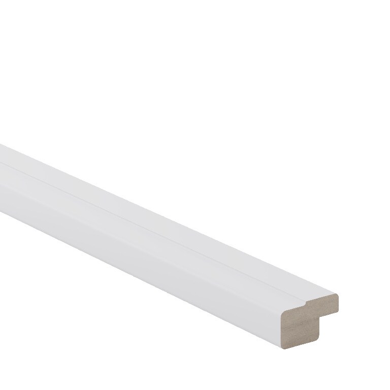 Cornisa GOODHOME Balsamita, 240 x 3.5 cm, alb mat