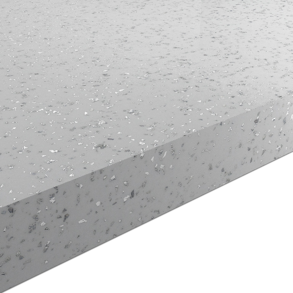 Blat bucatarie GOODHOME Berberis, PAL, 300 x 62 x 3.8 cm, alb stejar