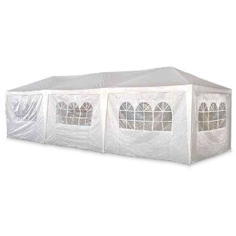 Pavilion terasa BLOOMA Skye Party, textilina, 300 x 893 x 266 cm, alb