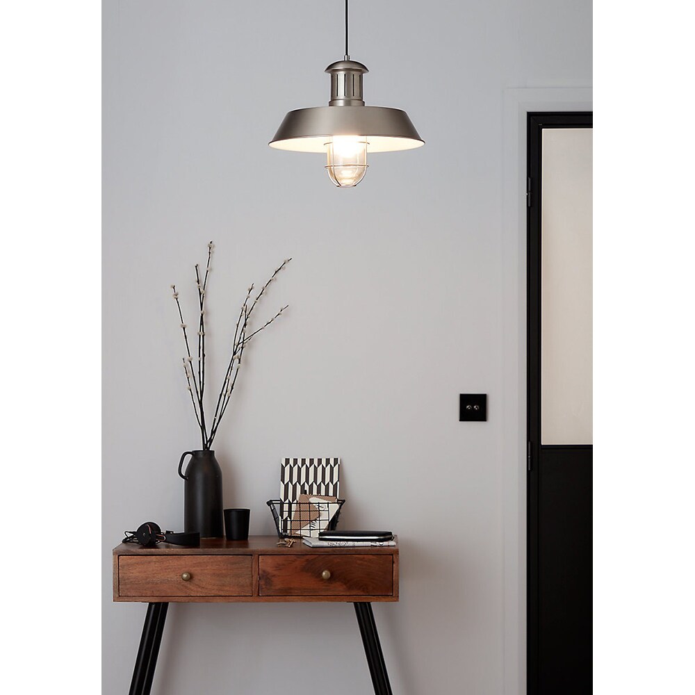 Pendul GOODHOME Genly, E27, 40W, argintiu