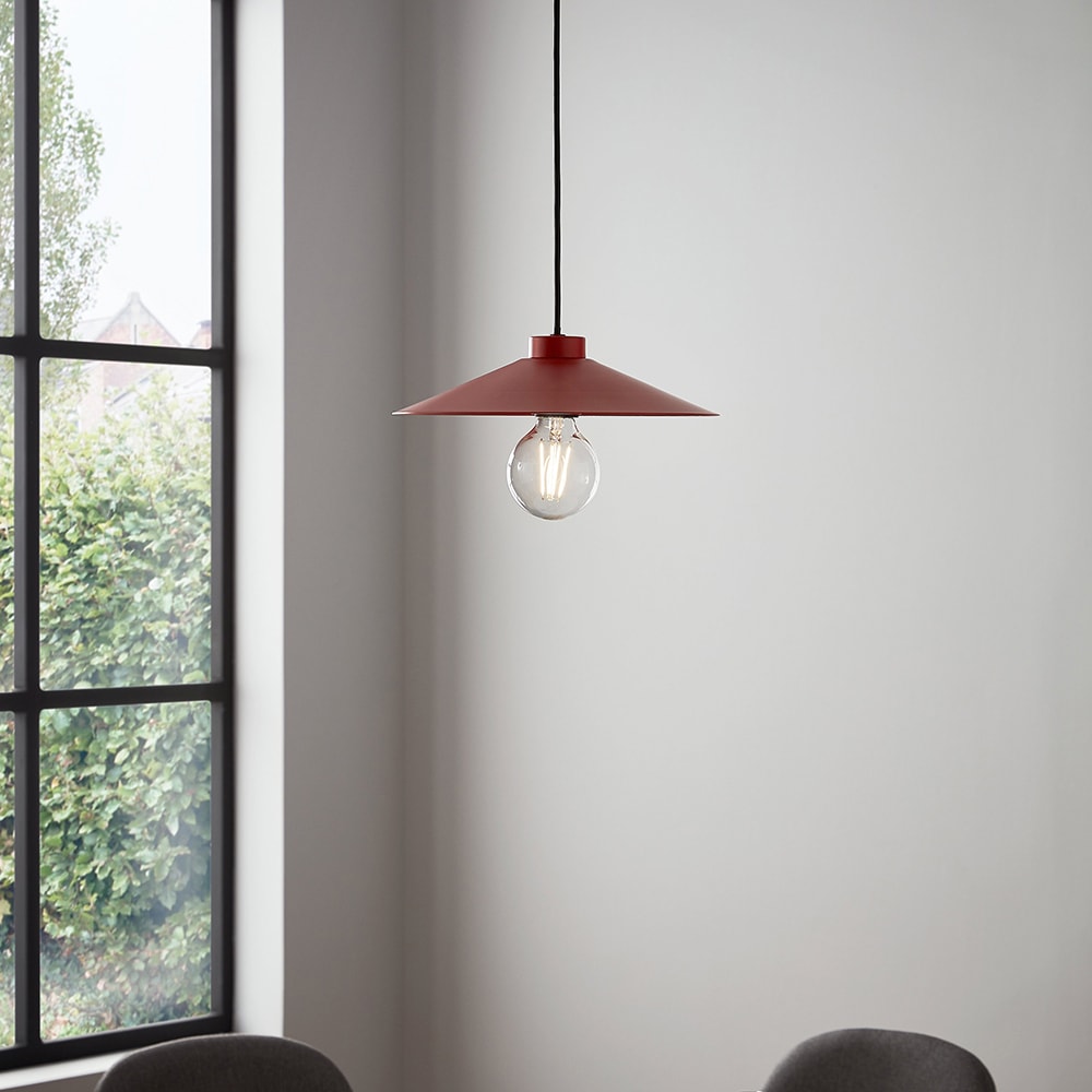 Pendul GOODHOME Zanbar, E27, 60W, rosu