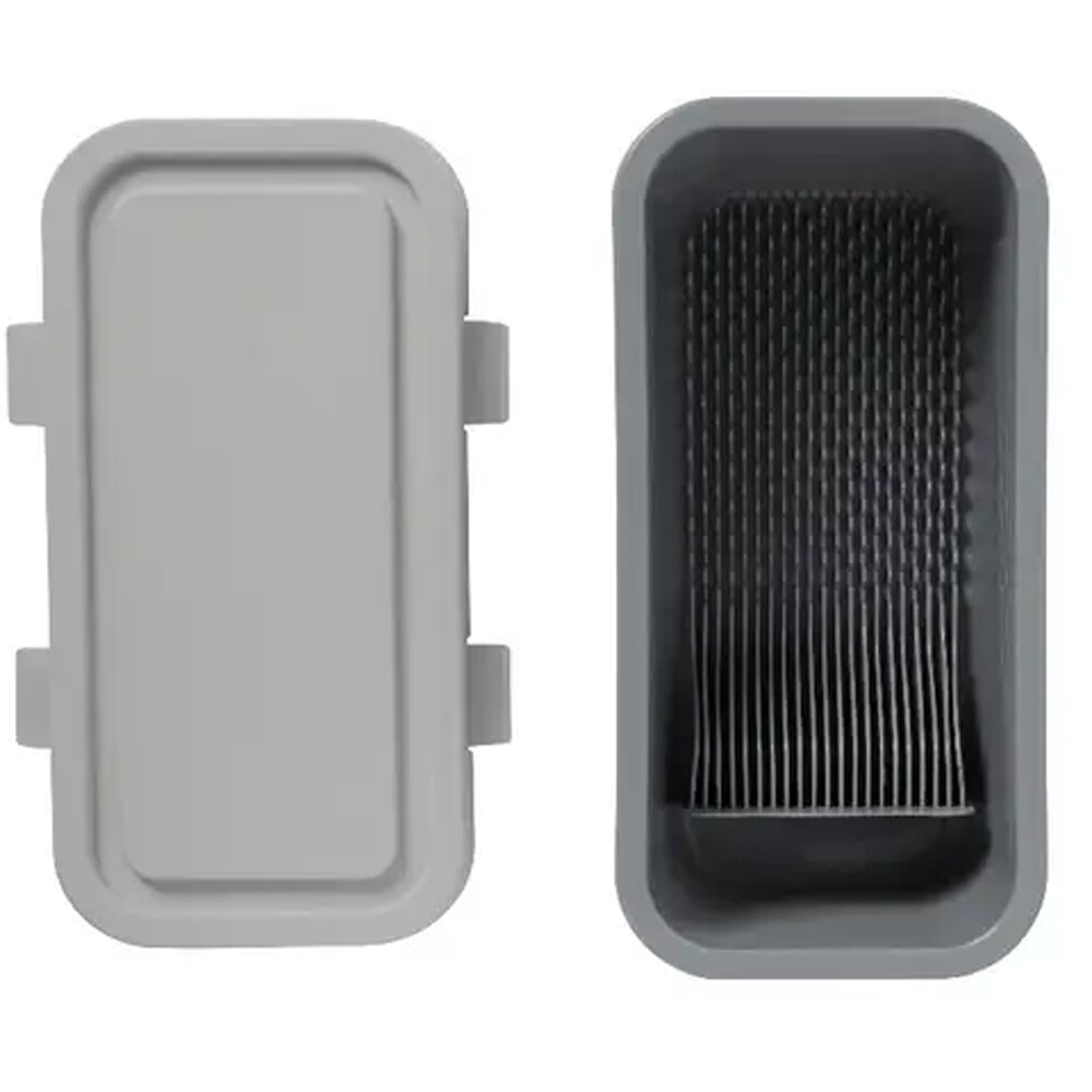 Tavita pozitionare pensule GOODHOME 100681139, plastic, gri