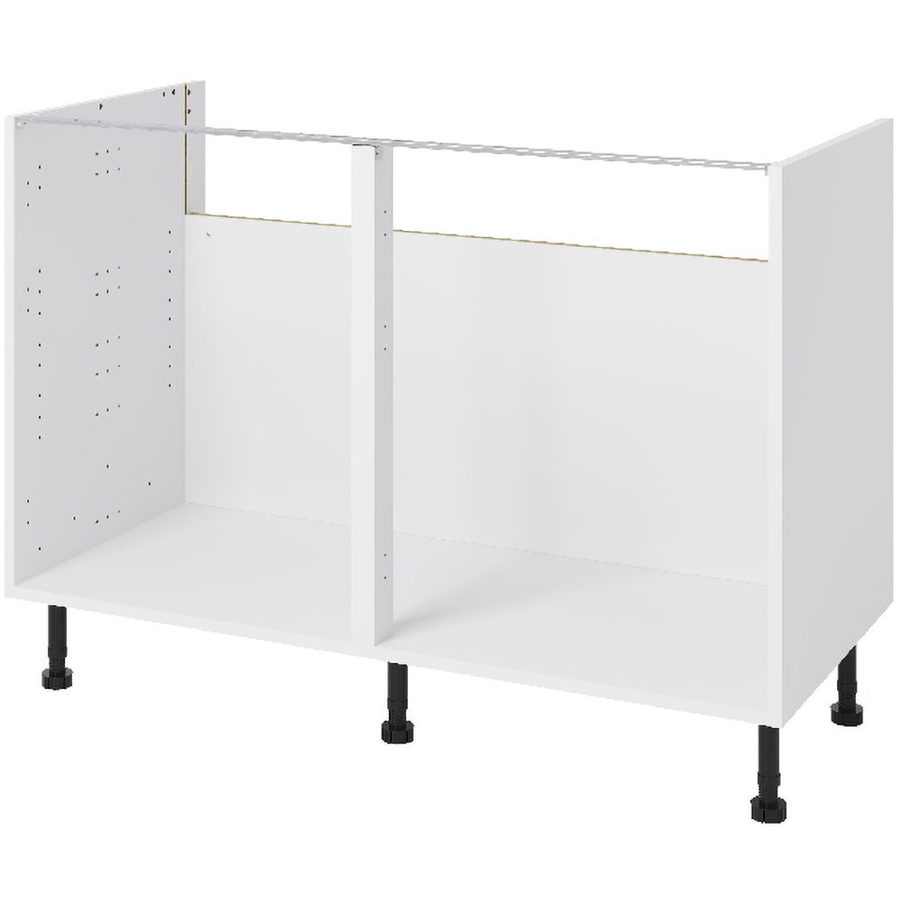 Corp inferior bucatarie GOODHOME Caraway, HDF, 120 x 57 x 87 cm, alb