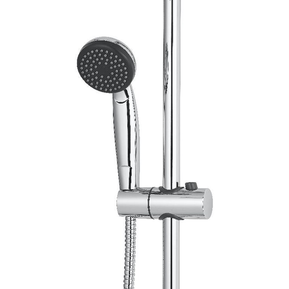 Sistem dus GOODHOME Blyth, 1 functie, argintiu