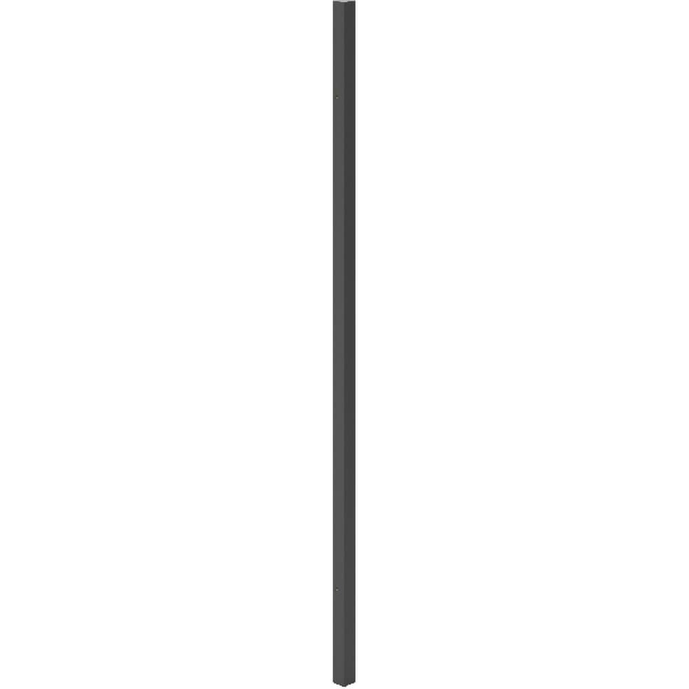 Bagheta colt GOODHOME Artemisia, MDF, 71.5 x 5.9 x 0.5 cm, gri