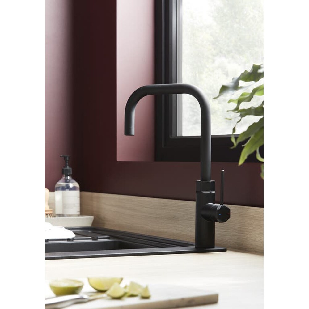 Baterie bucatarie GOODHOME Argania, alama, negru