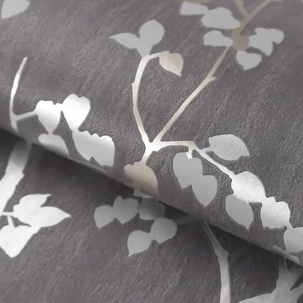 Tapet GOODHOME Bromus 100691978, gri