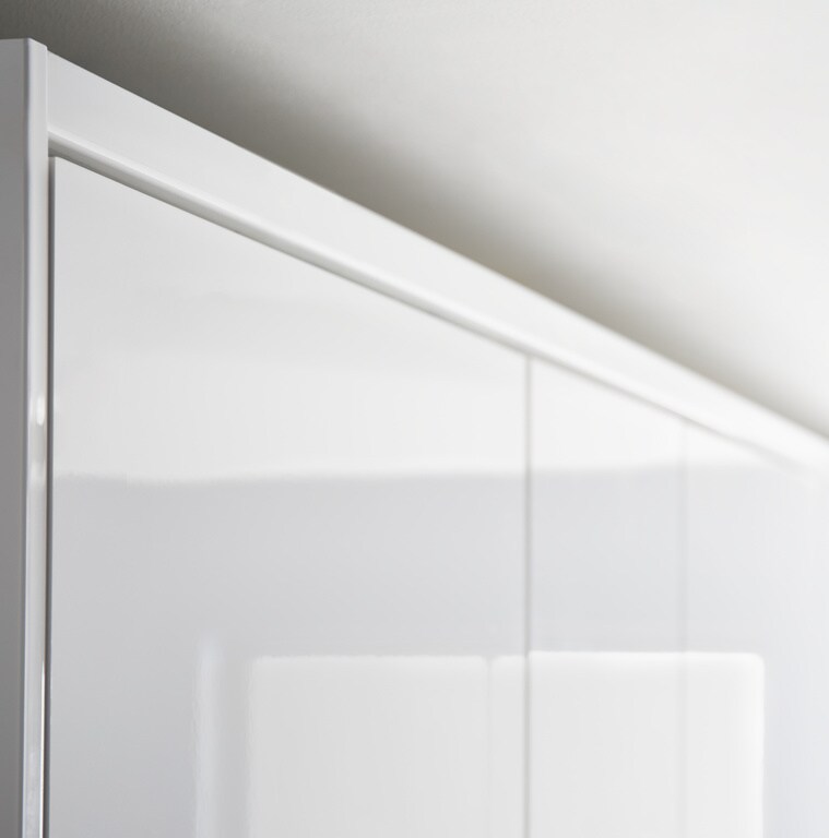 Cornisa GOODHOME Stevia/Garcinia, 3.5 x 240 cm, mdf, alb lucios