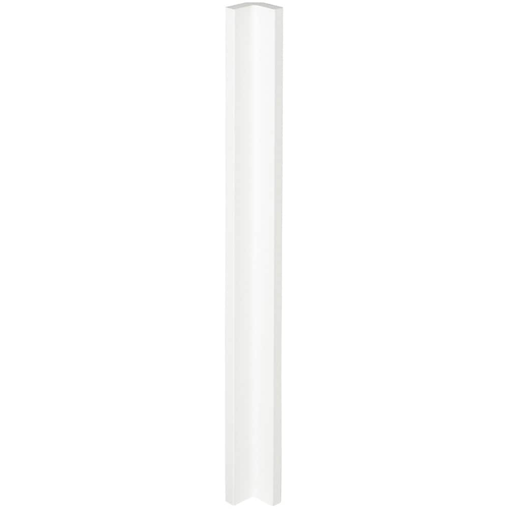 Profil colt GOODHOME Alpinia, 715 x 59 mm, alb