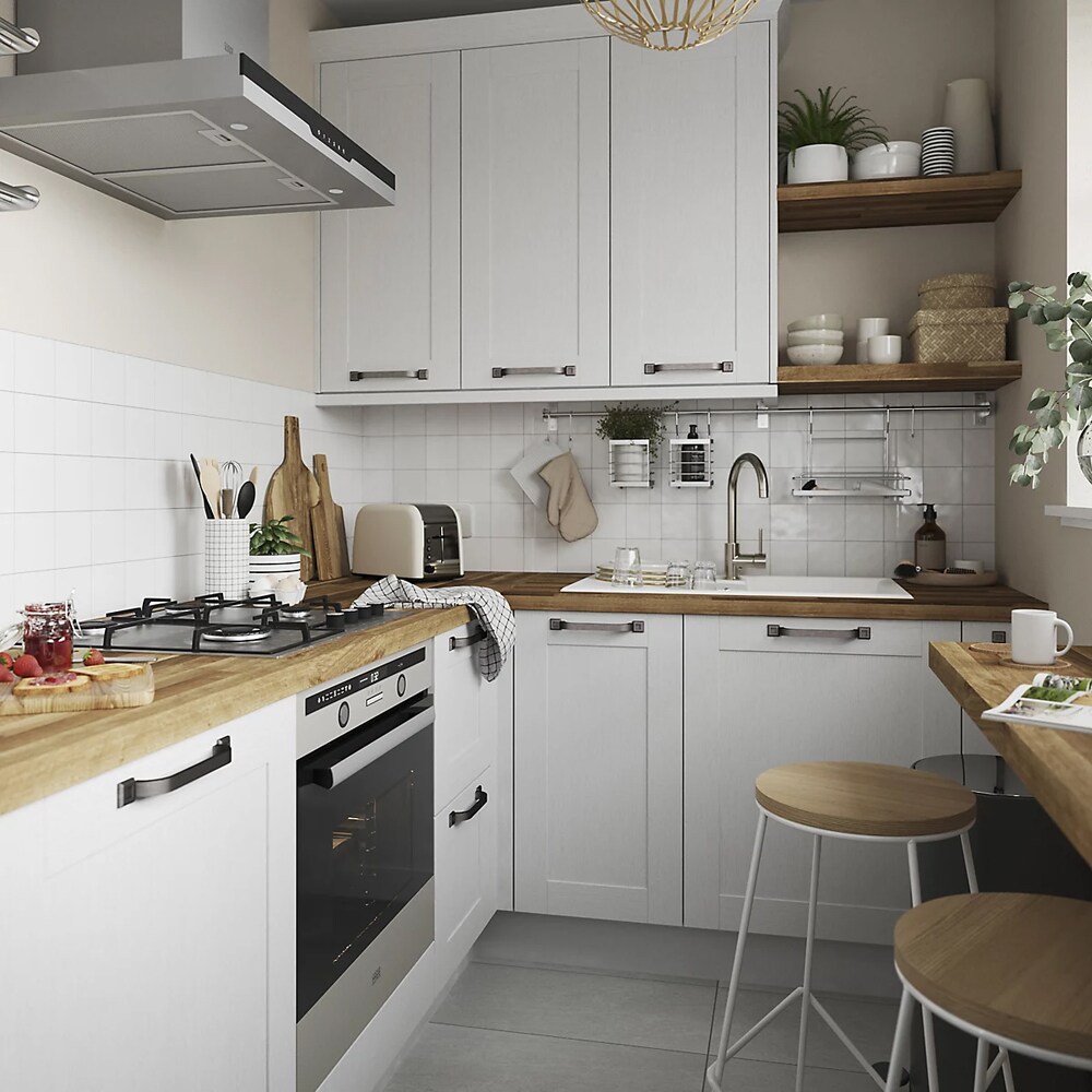 Bagheta de finisaj pentru colt GOODHOME Alpinia, ivoire