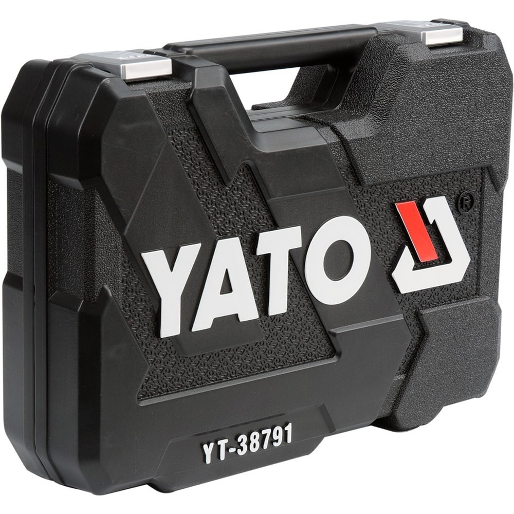 Trusa chei tubulare Yato YT-38791, 108 piese, antrenor cu clichet