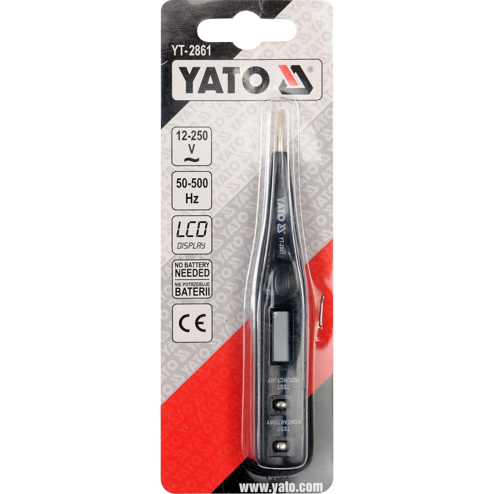 Tester tensiune digital YATO YT-2861, 12-250 V