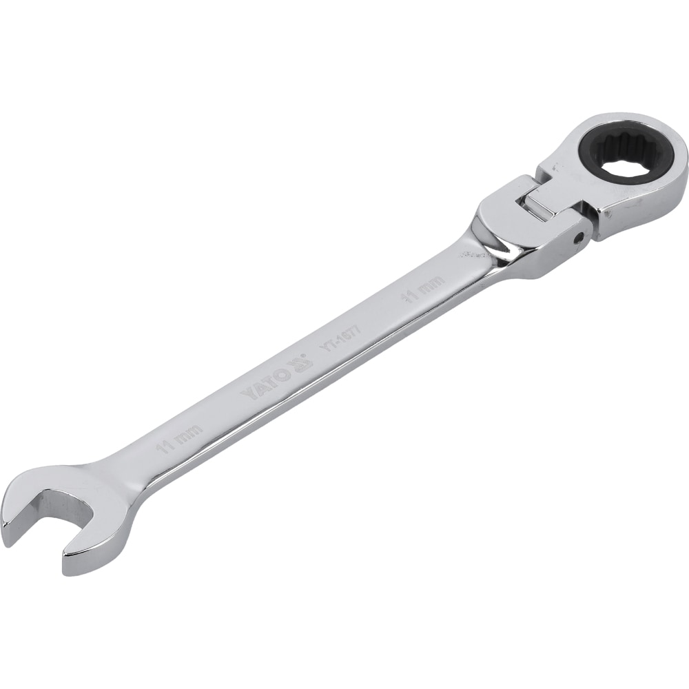 Cheie YATO, 11 mm, Crom-Vanadiu, cap flexibil
