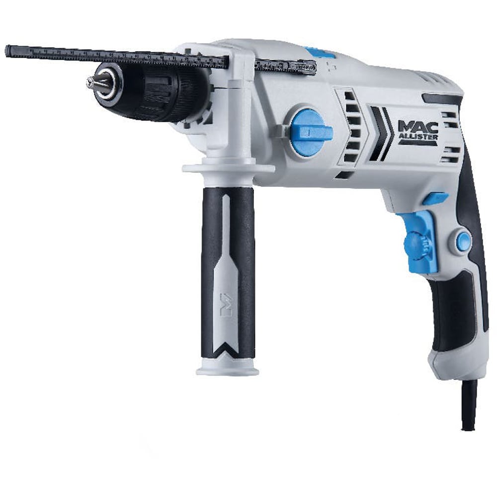 Masina de gaurit cu percutie (bormasina) Mac Allister MSHD750-2, 750W, 3000rpm, mandrina rapida 13mm