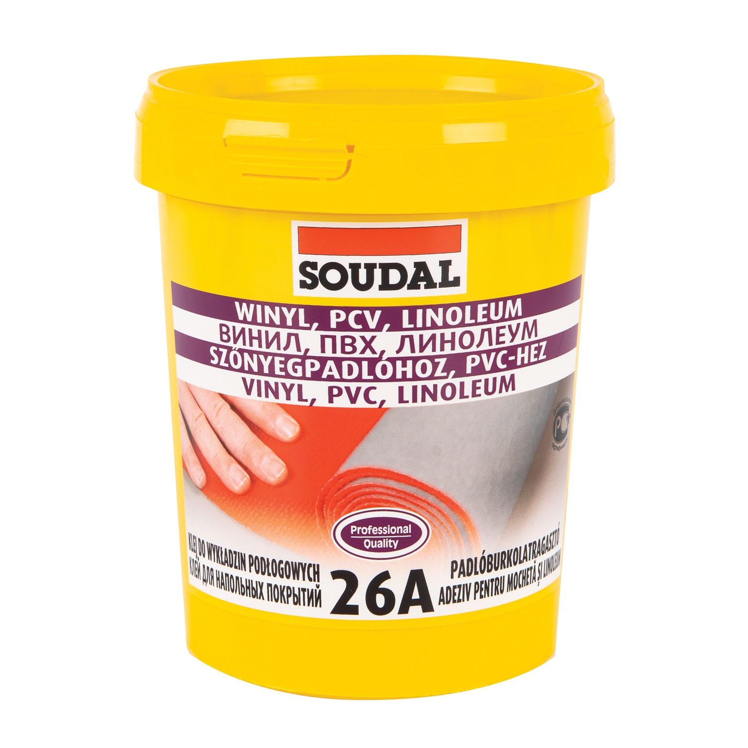 Adeziv pentru pardoseli 26A SOUDAL, alb, 1 kg