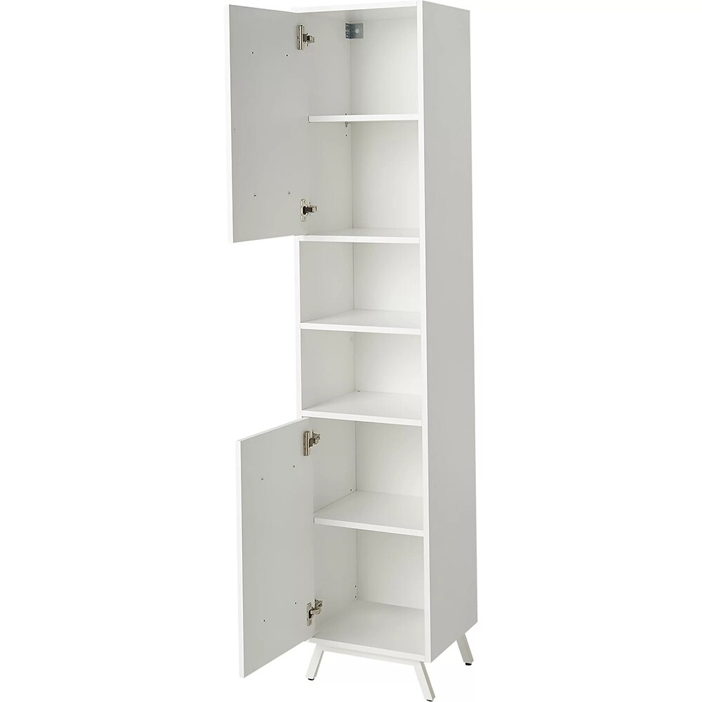 Dulap baie GOODHOME Ladoga, 40 x 36 x 190 cm, alb