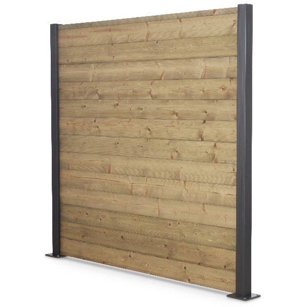 Sipca gard BLOOMA, 14.4 x 180 cm, maro