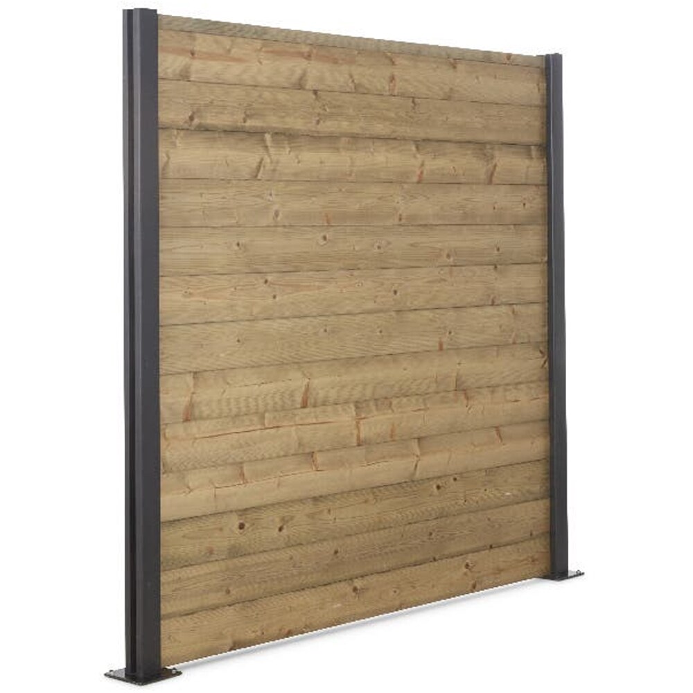 Sipca gard BLOOMA, 14.4 x 180 cm, maro