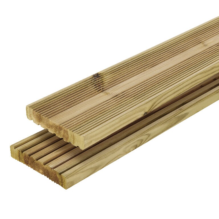 Dusumea pentru terasa BLOOMA, 240 x 14.4 x 2.7 cm, lemn de pin, maro