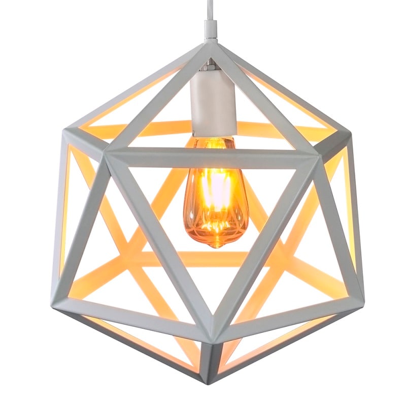 Lustra tip pendul, Alb, 60 W, 1 x E27  Denmark