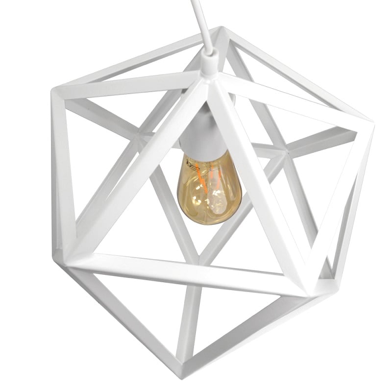 Lustra tip pendul, Alb, 60 W, 1 x E27  Denmark