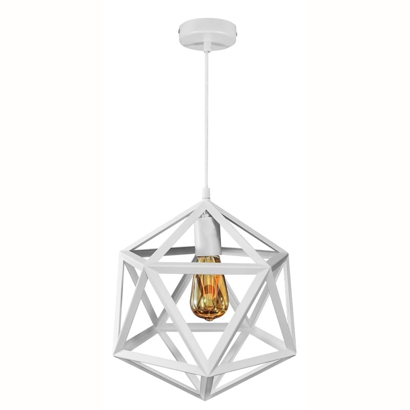 Lustra tip pendul, Alb, 60 W, 1 x E27  Denmark