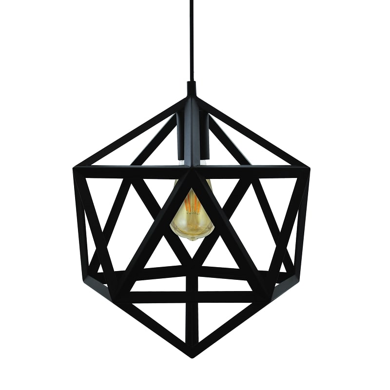 Lustra tip pendul, Negru, 60 W, 1 x E27  Denmark